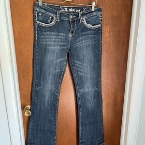 LA Idol bootcut jeans. Size 11